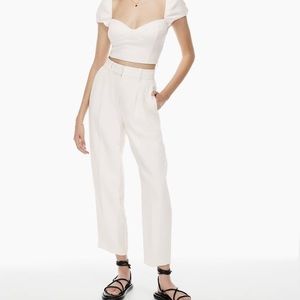 Aritzia Wilfred carrot pant 6